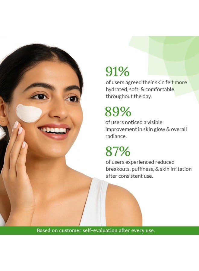 Kulsum's Kaya Kalp Herbals Botanical Base Day Cream SPF 15++ For Glowing Radiance | Ideal For Men & Women | With Lotus & Zinc Oxide | For All Skin Types | 40gm - Image 5