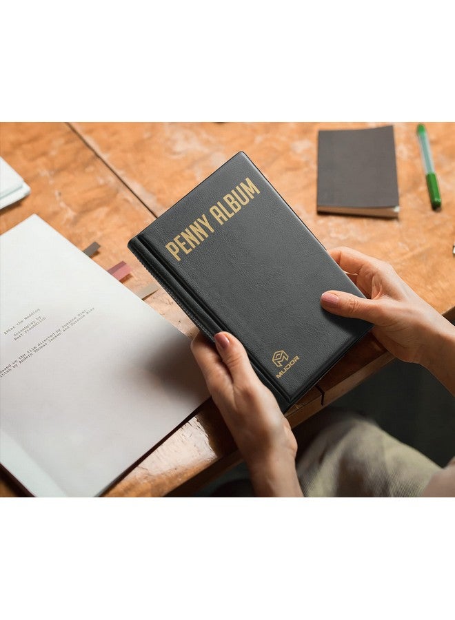 MUDOR Pressed Penny Collecting Book Album, Holds 160 Coins, Collector's Pressed Penny Holder Collection Book - Image 4