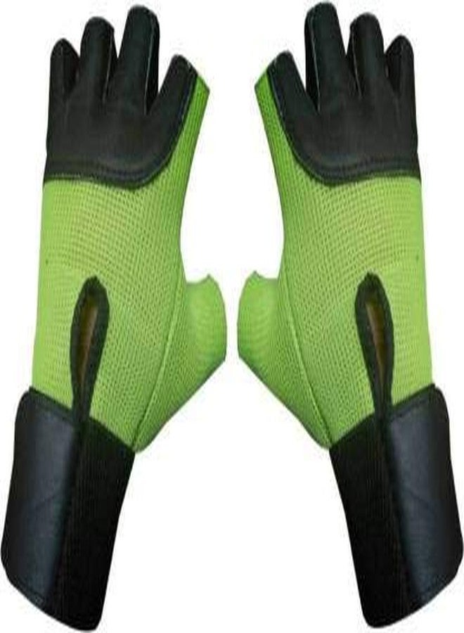Rny Workout Gloves - Breathable, Anti-Slip Gym Gloves with Wrist Wraps for Lifting & Training -1 Pair (Colour May Very) - Image 1