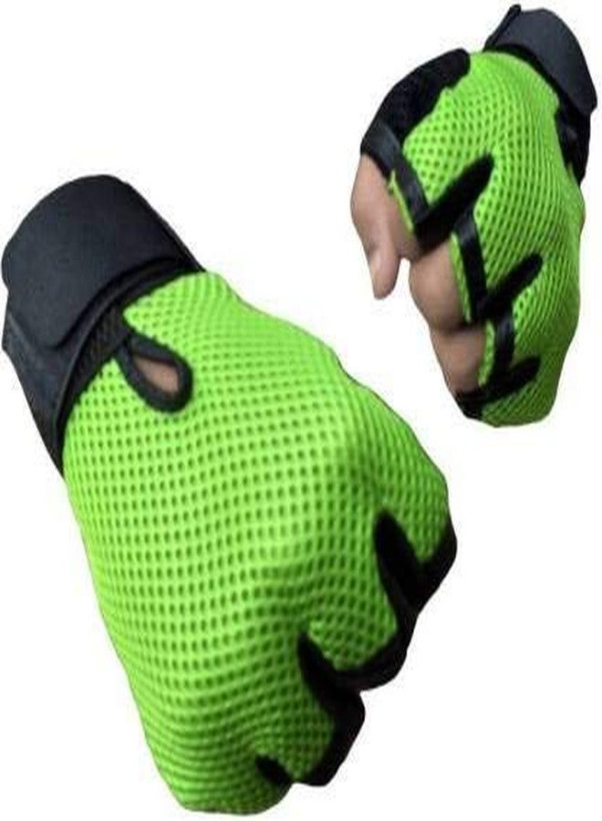 Rny Workout Gloves - Breathable, Anti-Slip Gym Gloves with Wrist Wraps for Lifting & Training -1 Pair (Colour May Very) - Image 3