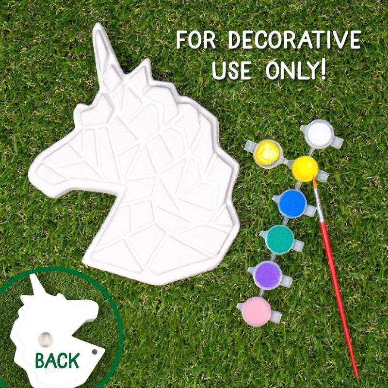 Creative Roots Paint Your Own Unicorn Stepping Stone by Horizon Group Usa, Multicolor - Image 2
