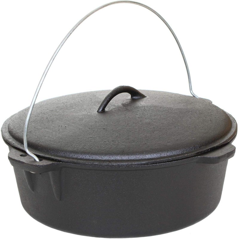 Cajun Classic 12Quart Seasoned Cast Iron Dutch Oven  GL10489S
