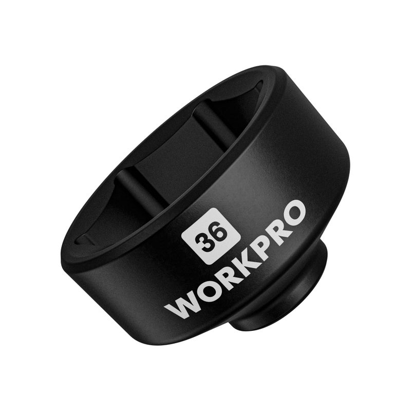 WORKPRO 36mm Oil Filter Socket Wrench, Oil Filter Removal Tool, Oil Filter Change Set, Ideal for Some Ford F250, BMW, Mini, Volvo, Audi, VW, Porsche Vehicles - Image 1