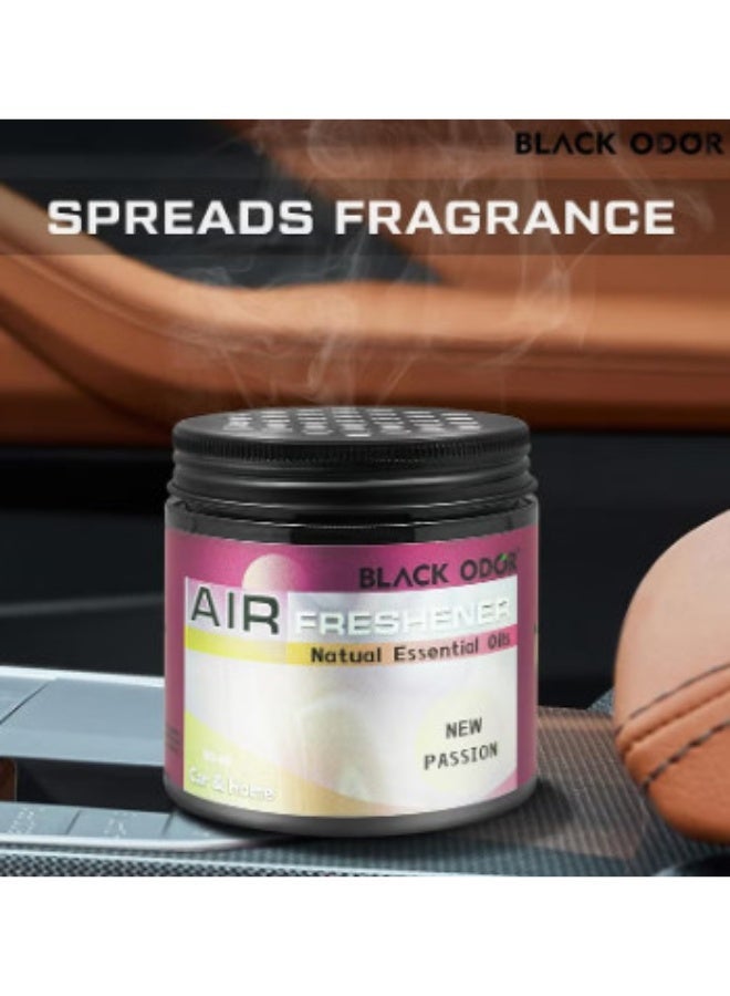 Black Odor 180g Natural Essential Oils Air Freshener For Car Home , New Passion Car Air Freshener BO-03 - Image 5