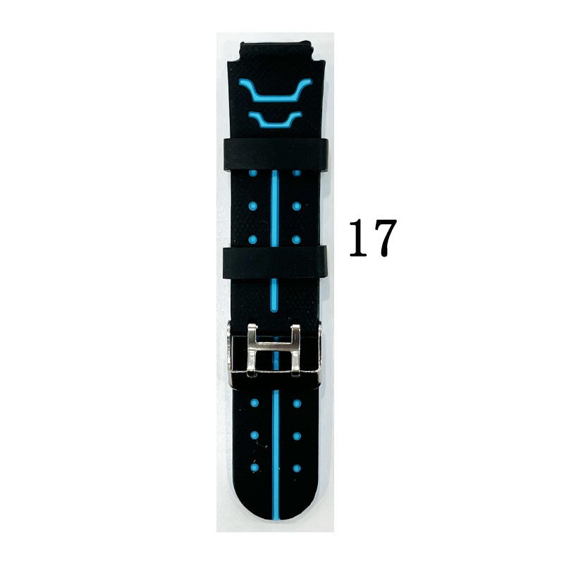 Wangzhou Watch Accessories Phone Strap Children Smart Watchband Silicone Watchband Smart Phone 16Mm Rubber Watchband - Image 1