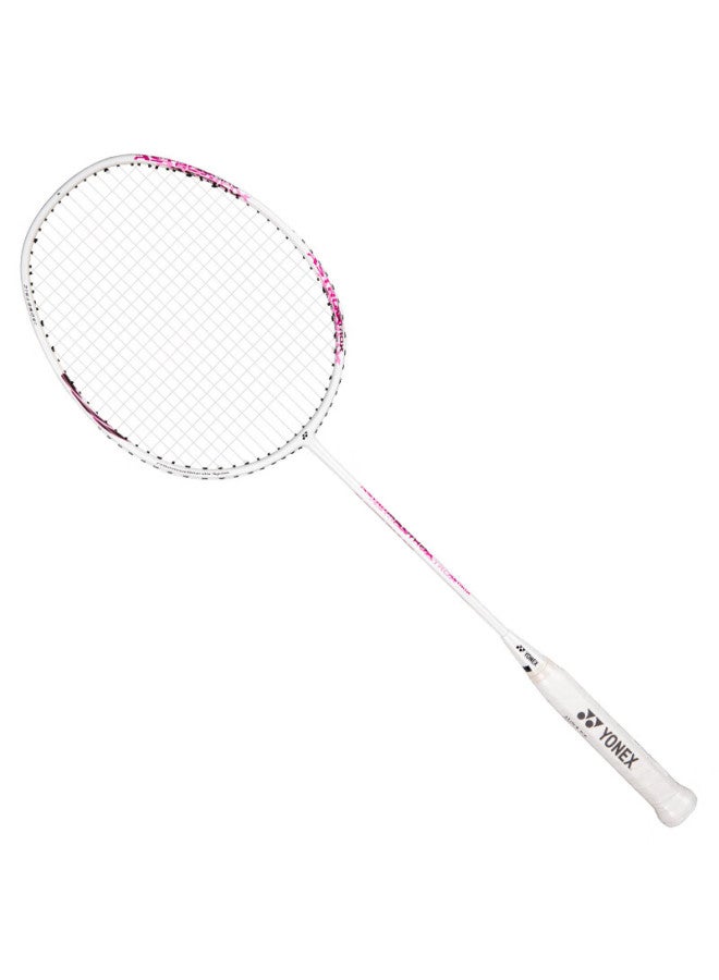 Yonex Yonex Badminton Racket, Astrox Advanced High-power Full Carbon, Intermediate Ax10, White And Pink, Pre-strung, Hand Grip Included  - Image 3
