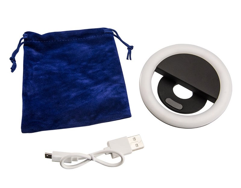 ARKON Mounts Rechargeable Phone Selfie Light | 40 High Power LEDs | Color Accurate | 3 Light Modes | Ring Light for Phone, Laptop, IPhone, IPad, Video - Image 2