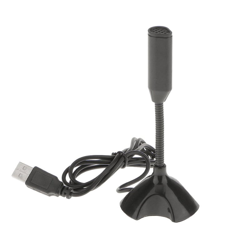 Baoblaze ميكروفون مكتب صغير مع حامل USB لكاميرات الكمبيوتر المحمول واللابتوب - Image 4