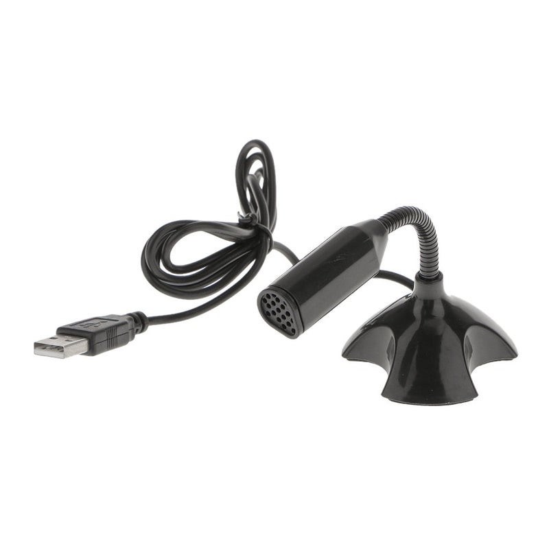 Baoblaze ميكروفون مكتب صغير مع حامل USB لكاميرات الكمبيوتر المحمول واللابتوب - Image 3