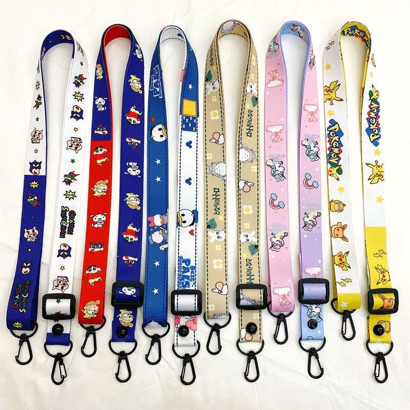 Kids Water Bottle Lanyard, Insulated Cup with Shoulder Strap - Cartoon Design - Image 3