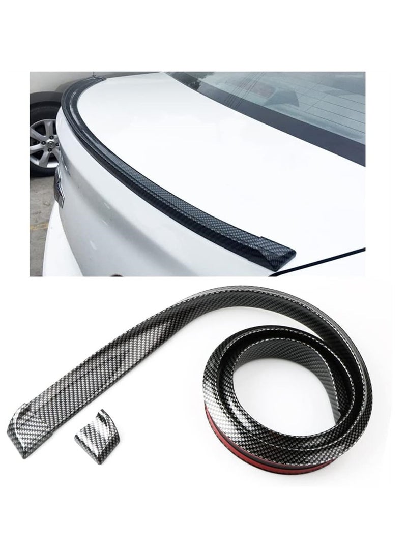 Car Trunk Spoiler Roof Lip Kit, 3D PU Rear Trunk Lip or Roof Spoiler Sticker Bar, Carbon Fiber Pattern, Punch-Free Installation, Fits Most Cars, Carbon, 3.5cm - pzsku/Z1A351374B78E87045E2FZ/45/_/1720518319/84cf9eed-7c2b-4e2b-bcc6-3b73f5a34d81