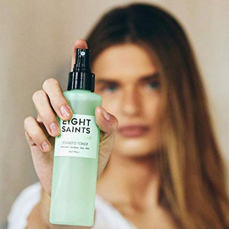Eight Saints Coast is Clear Seaweed Anti Aging Face Toner, Natural and Organic Alcohol Free Witch Hazel Toner for Face, Minimizes Large Pores and Redness, 6 Ounces - Image 3