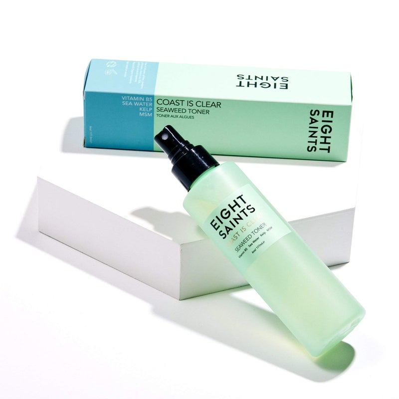 Eight Saints Coast is Clear Seaweed Anti Aging Face Toner, Natural and Organic Alcohol Free Witch Hazel Toner for Face, Minimizes Large Pores and Redness, 6 Ounces - Image 2