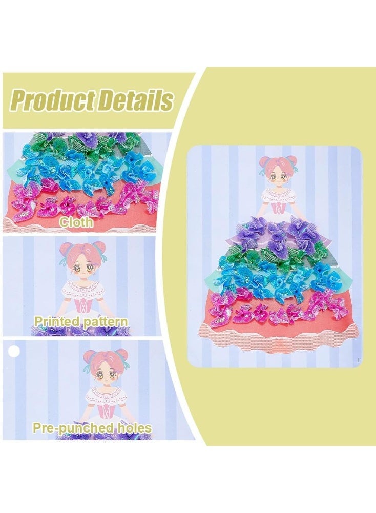 Poke Art Princess Kit Gift 8 Pcs Set, 3D Drawing Painting, DIY Poke Handmade Art, Mess-Free Creative Activity Arts and Crafts for Kids Ages 3-10, Birthday Christmas Gifts & Party Favors for Girls - Image 5