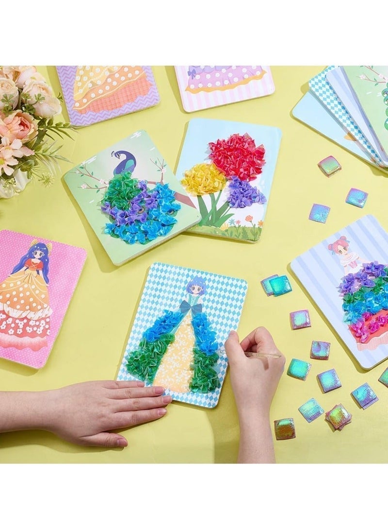 Poke Art Princess Kit Gift 8 Pcs Set, 3D Drawing Painting, DIY Poke Handmade Art, Mess-Free Creative Activity Arts and Crafts for Kids Ages 3-10, Birthday Christmas Gifts & Party Favors for Girls - Image 2