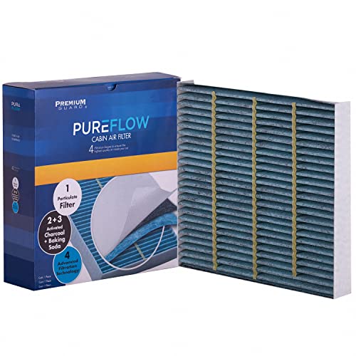 Premium Guard فلتر هواء المقصورة PureFlow PC6080X | يناسب هوندا CR-V 2017-2025، سيفيك 2016-2025، أوديسي 2018-2025، أكورا RDX 2019-2025، بايلوت 2023-2025، MDX 2022-2025، أكورد 2023-2025 - Image 2