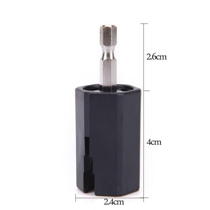 Electric Guitar String Winder Drill Plug Tool Set 2pcs Hexagonal Pin Puller Guitar Repair Accessory For Easy Restringing - Image 3