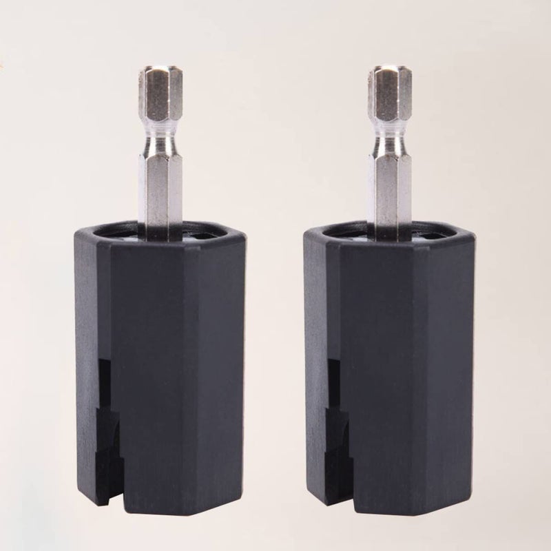 Electric Guitar String Winder Drill Plug Tool Set 2pcs Hexagonal Pin Puller Guitar Repair Accessory For Easy Restringing - Image 4
