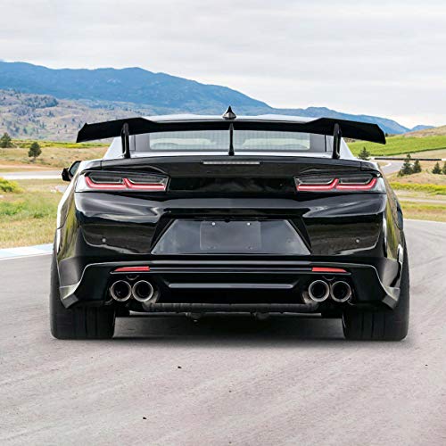 VLAND Led Tail lights Compatible with Chevrolet Camaro 2016 2017 2018 w/Amber Turn Signal w/Sequential (US Plug), Smoke Clear Lens Rear Lamp Assembly with Passenger& Driver Sides - Image 4
