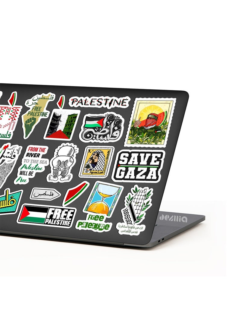 ديزليا ملصقات وإستيكرات لاب توب - SSL/04 - كوليشكن فلسطيني - للابتوب والموبايل والكمبيوتر  - Image 1