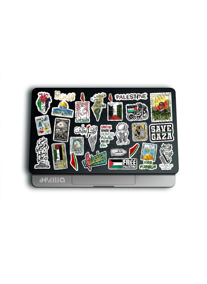 ديزليا ملصقات وإستيكرات لاب توب - SSL/04 - كوليشكن فلسطيني - للابتوب والموبايل والكمبيوتر  - Image 2