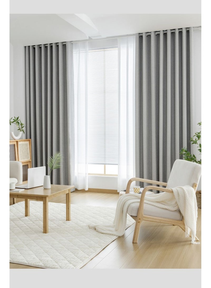 QBAID Blackout Curtain 1 Panel – Multiple Sizes & Colors – Grommets / Hooks / Back Tab – Light Reducing Window Curtain for Privacy - Image 2