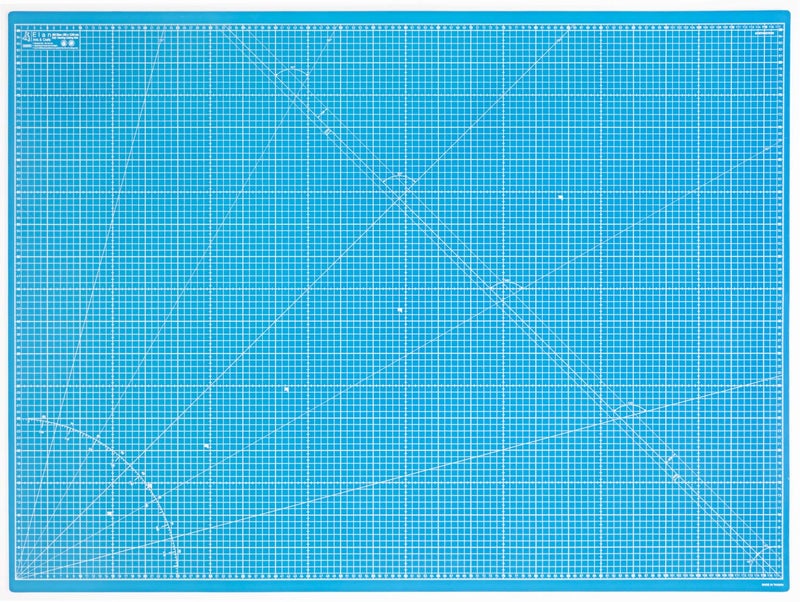 لوحة قطع إيلان A0 زرقاء 5 طبقات لوح هواية للحرف 120X90 سم لوحة قطع ذاتية الشفاء كبيرة جداً A0 لوح حرف كبير زرقاء