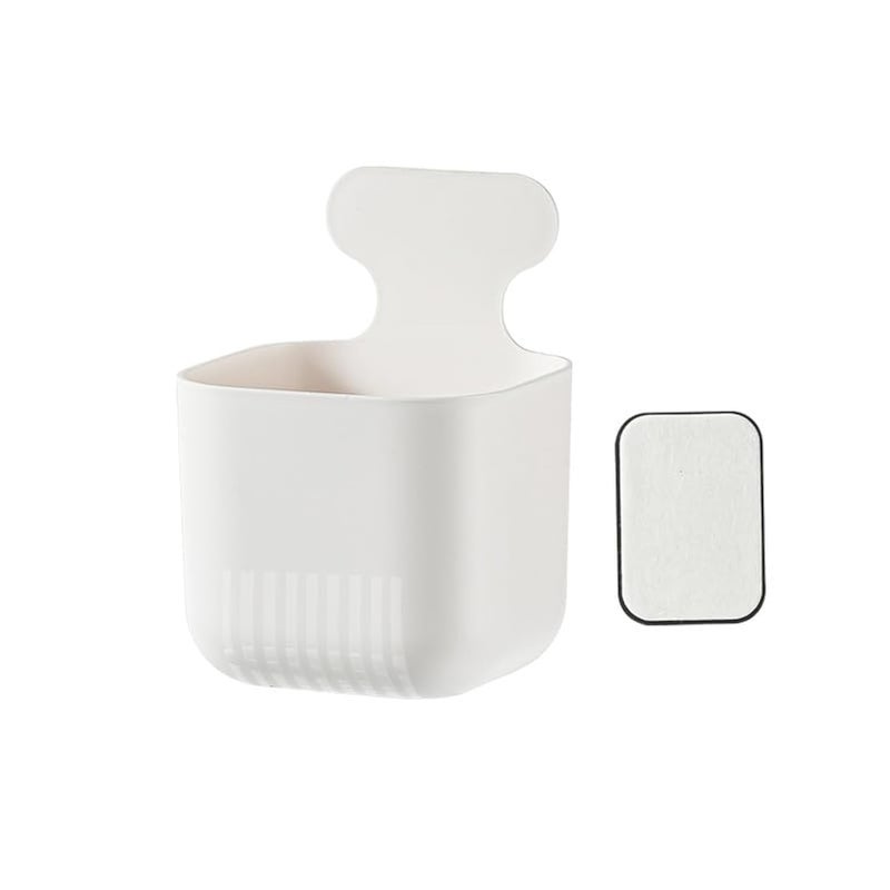 MORNITE Fridge Magnetic Cup Storage Rack Magnetic Locker Organizer for Pen Holder for Laundry Board Desks Dresser White - Image 2