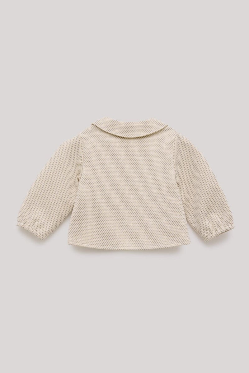 Layette Baby Girl Ecru Tracksuit Top  - Image 2
