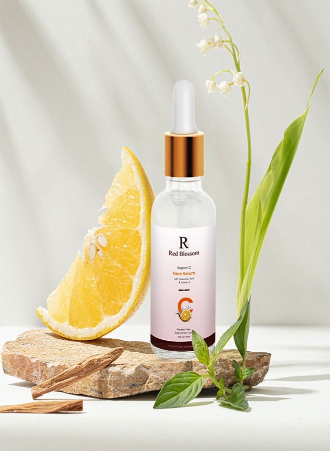 Red Blossom Red Blossom Vitamin C Face Serum with Hyaluronic Acid and Vitamin E  - Image 3