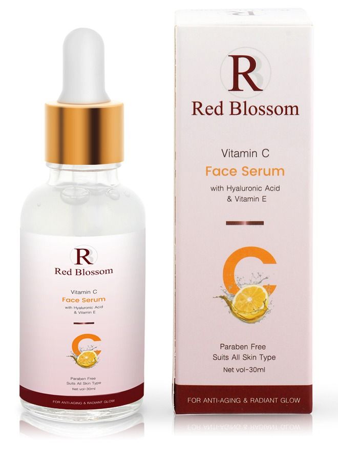 Red Blossom Red Blossom Vitamin C Face Serum with Hyaluronic Acid and Vitamin E  - Image 1