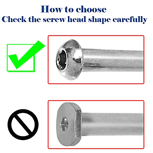 OTFAITP M8 Screws for 2-3-4-Wheel Kid Scoote Replacement Micro Mini Foldable Kick Scooter Kids Scooters Axles Repair (60) - Image 4
