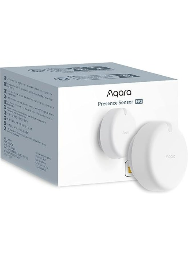 Aqara Presence Sensor FP2, mmWave Radar Wired Motion Sensor, Zone Positioning, Multi-Person & Fall Detection, Supports HomeKit, Google Home and Home Assistant - Image 1