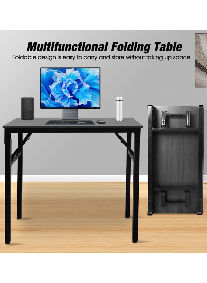 ميشيدا مكتب قابل للطي وطاولة كمبيوتر صغيرة للمكتب المنزلي وطاولة خارجية محمولة ومكتب للكتابة للمساحات الصغيرة - Image 5