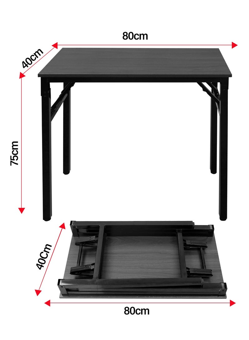 ميشيدا مكتب قابل للطي وطاولة كمبيوتر صغيرة للمكتب المنزلي وطاولة خارجية محمولة ومكتب للكتابة للمساحات الصغيرة - Image 2