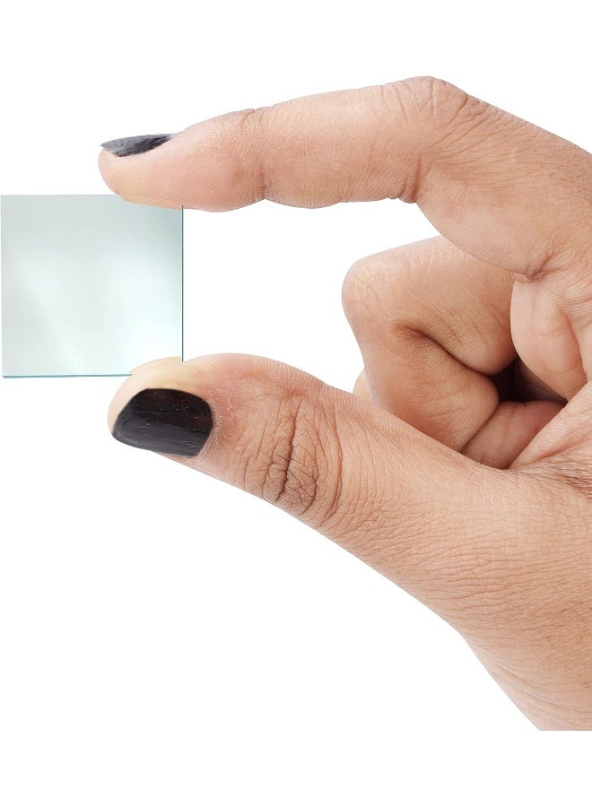 TPGP مرآة بلاط (عبوة من 120) - 2.5 × 2.5 سم - مرآة موزاييك مربعة صغيرة للحرف، تزيين الجدران والديكور الداخلي لغرفة النوم وغرفة المعيشة - Image 3