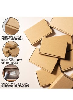 HYFY [10 PCS] Shipping Box Cardboard Box Cardboard Boxes Cardboard Shipping Boxes Small Carton Box Cardboard Boxes For Mailing Box Packaging E Commerce Box Small Business Moving Box 30x23x8cm  - Image 2