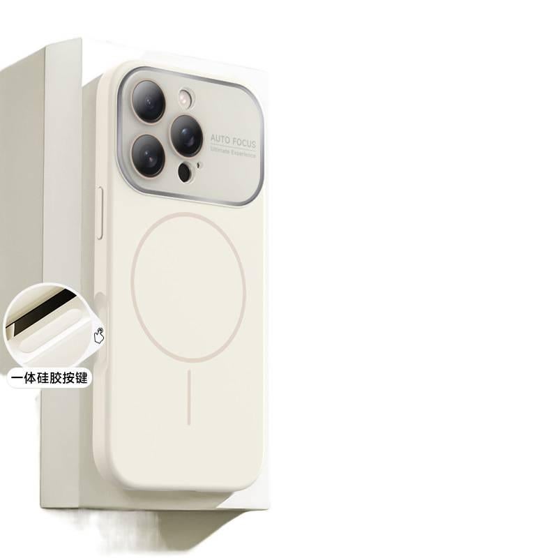 غطاء واقي | سيليكون | لـ iPhone 16 / 16 Plus / 16 Pro / 16 Pro Max | Antique White | تغطية كاملة - Image 1