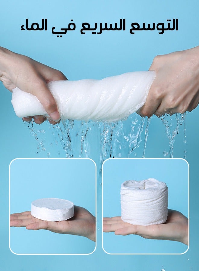 10 pcs Portable Compressed Towels Cotton Bath Towels Travel Compressed Towel Tablet for Beach Swimming Hiking Camping Salon 70x 140  - Image 1