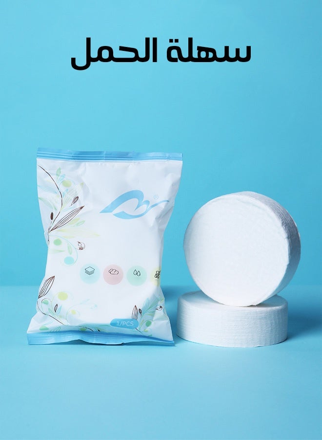 10 pcs Portable Compressed Towels Cotton Bath Towel Travel Compressed Towel Tablet for Beach Swimming Hiking Camping Salon 70x 140 - Image 4