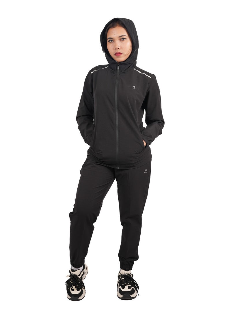 Abitos Stylish Ladies Sports Jacket with Bold Shoulder Stripe – Lightweight & Versatile  - Image 1
