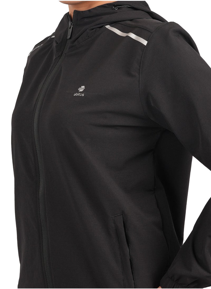 Abitos Stylish Ladies Sports Jacket with Bold Shoulder Stripe – Lightweight & Versatile  - Image 5