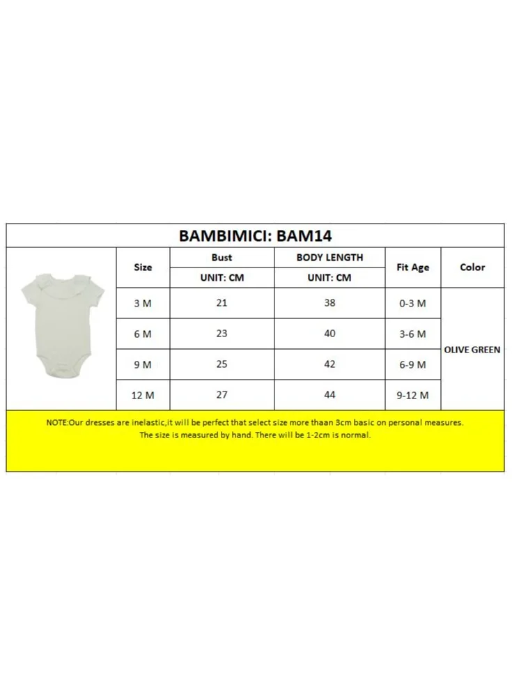 Bambimici Bambimici Plain Grey Short Sleeve Bodysuit