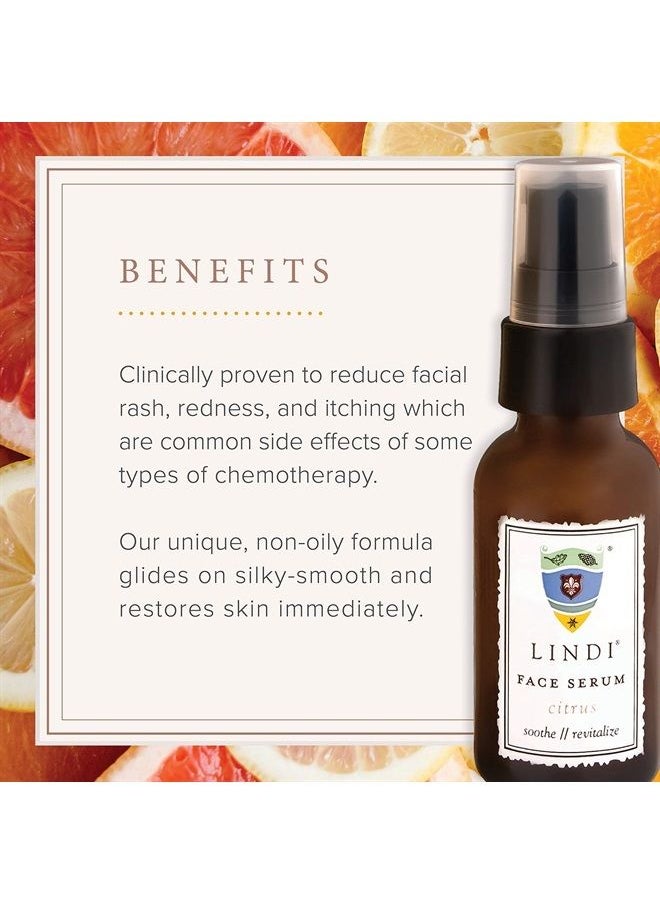 LINDI SKIN Face Serum Citrus - Ultimate Moisture and Comfort To Restore Your Skin Immediately - Reduce Facial Rash, Redness, and Itching - Relieves Painful Effects of Chemo Rash (1 fl oz) - pzsku/Z1A3679141FCB3BB394BBZ/45/_/1682382289/ee62957c-b4d3-491e-b24f-3f1bc4641f09