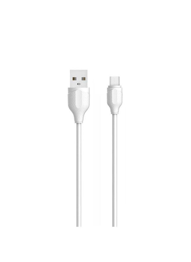 LDNIO - LS542 Fast Charging Data Cable Type-C To USB-A, 2M Length - White - Image 1