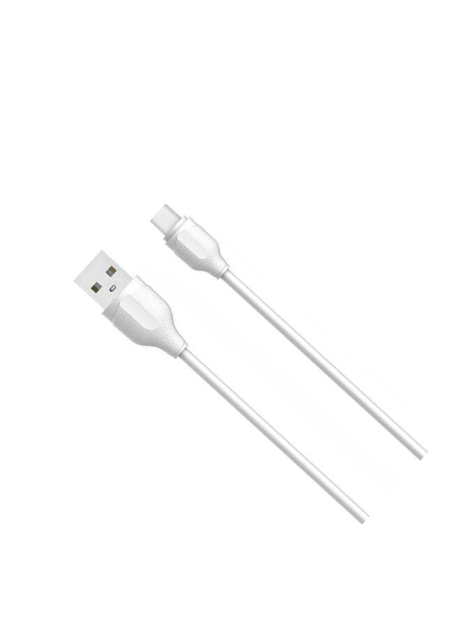 LDNIO - LS542 Fast Charging Data Cable Type-C To USB-A, 2M Length - White - Image 1