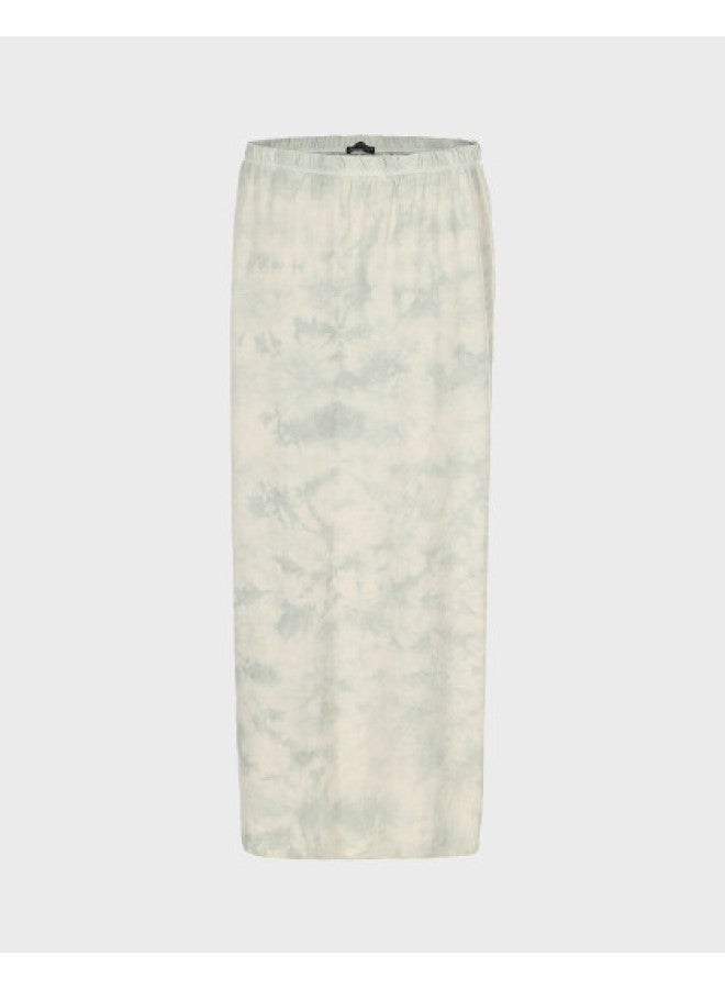 Zara 100% Cotton Fashionable Casual Comfortable Breathable A-line High-slit Midi Skirt - Image 1