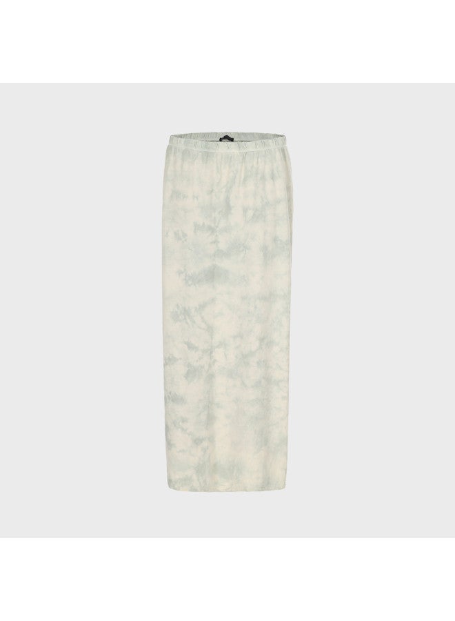 Zara 100% Cotton Fashionable Casual Comfortable Breathable A-line High-slit Midi Skirt - Image 2
