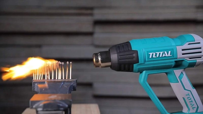 TOTAL Heat Gun 2000W With Scraper, Nozzle Tb2006 - Image 3
