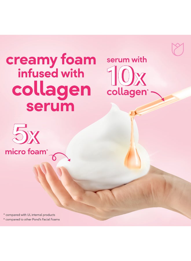POND's Serum Whip Facial Foam, Pure Bright, 100g - Image 4